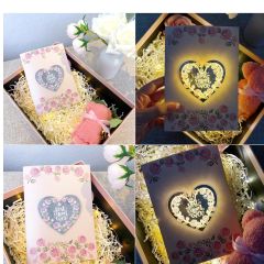 Luminous Love Heart Mother's Day Greeting Card GLG015