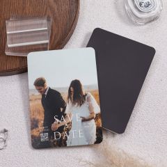 Personalized Photo Save the Date with Magnet CXSTD003