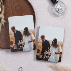 Personalized Photo Save the Date with Magnet CXSTD003