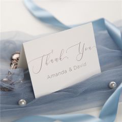 Elegant Caligraphy Wedding Thank You Cards TYC003