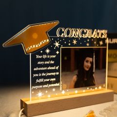 Led Light Personalized Photo Graduation Night Light GLT004