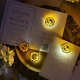 Classic White Folded Invite with Illuminated Monogram RACRL026