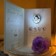 Wildflower Glow Monogram Folded Wedding Invitation Set RACRL025