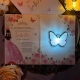 Pink Folded Cinderella Quinceañera Invitation with Glow Butterfly Tag RACRL039