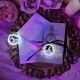 Silver laser-cut Pocket Invitation with Photo Tag RACRL050