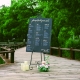 Black Acrylic Wedding Welcome Signs with Gold 3D Letters RYK075