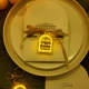 Double-Fold Arch Wedding Invitation Set with Glowing Tag RACRL075