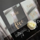 Rustic Burgundy and Blush Pink Acrylic Table Numbers YKT001