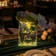 LED Wave Shape Flower Box Table Number RYZX025