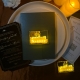 Tri-Fold Pocket with Luminous Tag Wedding Invitation Suite RACRL070