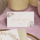 Lovely Wildflower Style Baptism Place Card RCNSP021