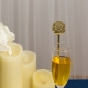 Rose Style Elegant Engraved Mirror Acrylic Drink Stirrer RCNSD020