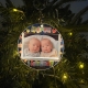 A Shining Birthday Keepsake: Custom Acrylic Photo Ornament to Celebrate in Style GLS0030