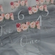 Colorful and Chic Floral Acrylic Table Numbers YKT002